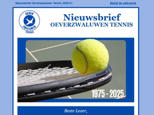 Nieuwsbrief 2025-01 Nieuwsbrief 2025-01