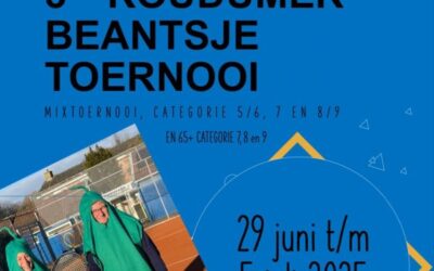 3e Koudumer Beantsje Toernooi 29 juni-5 juli 2025